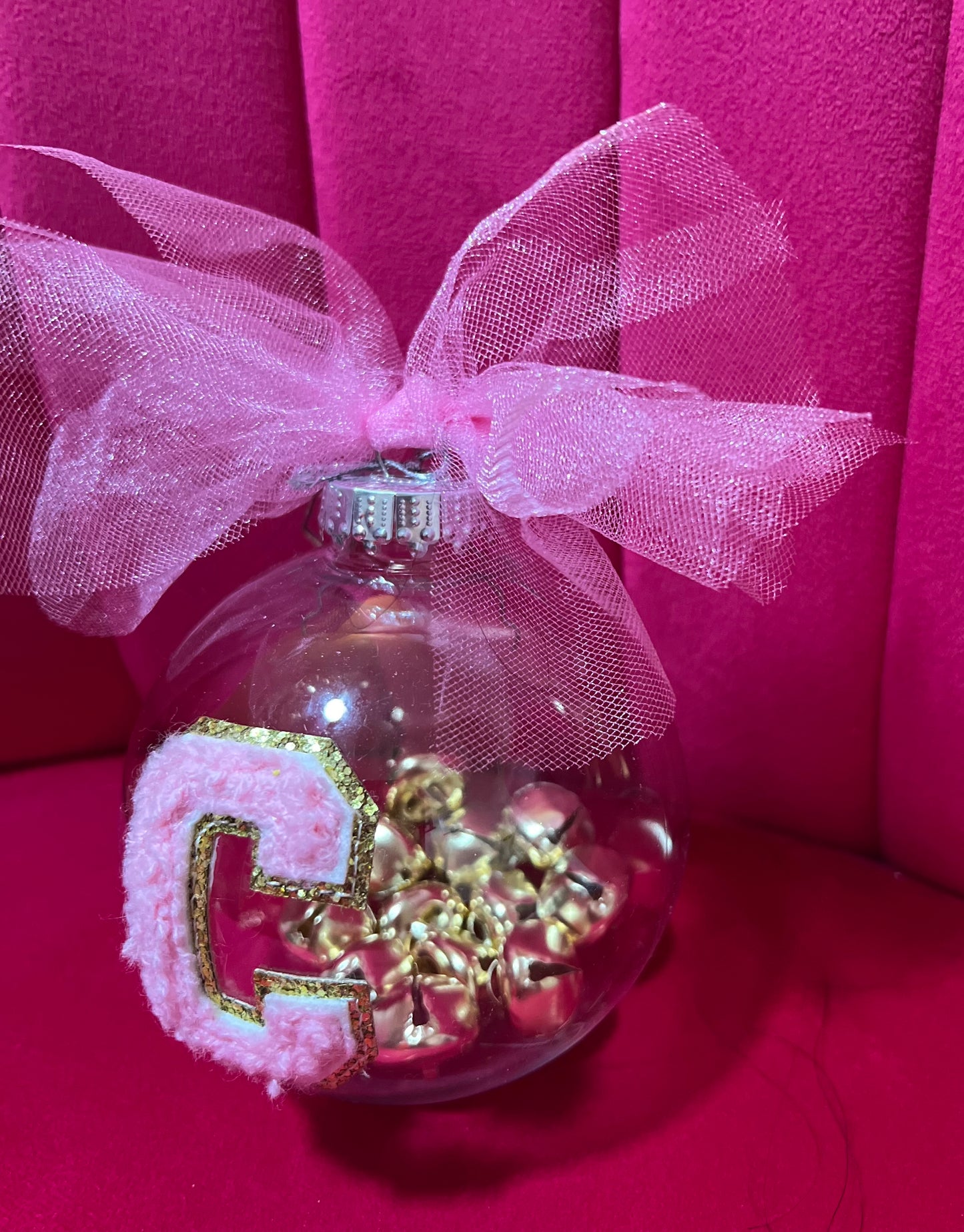 Letter Patch Personalized Ornaments