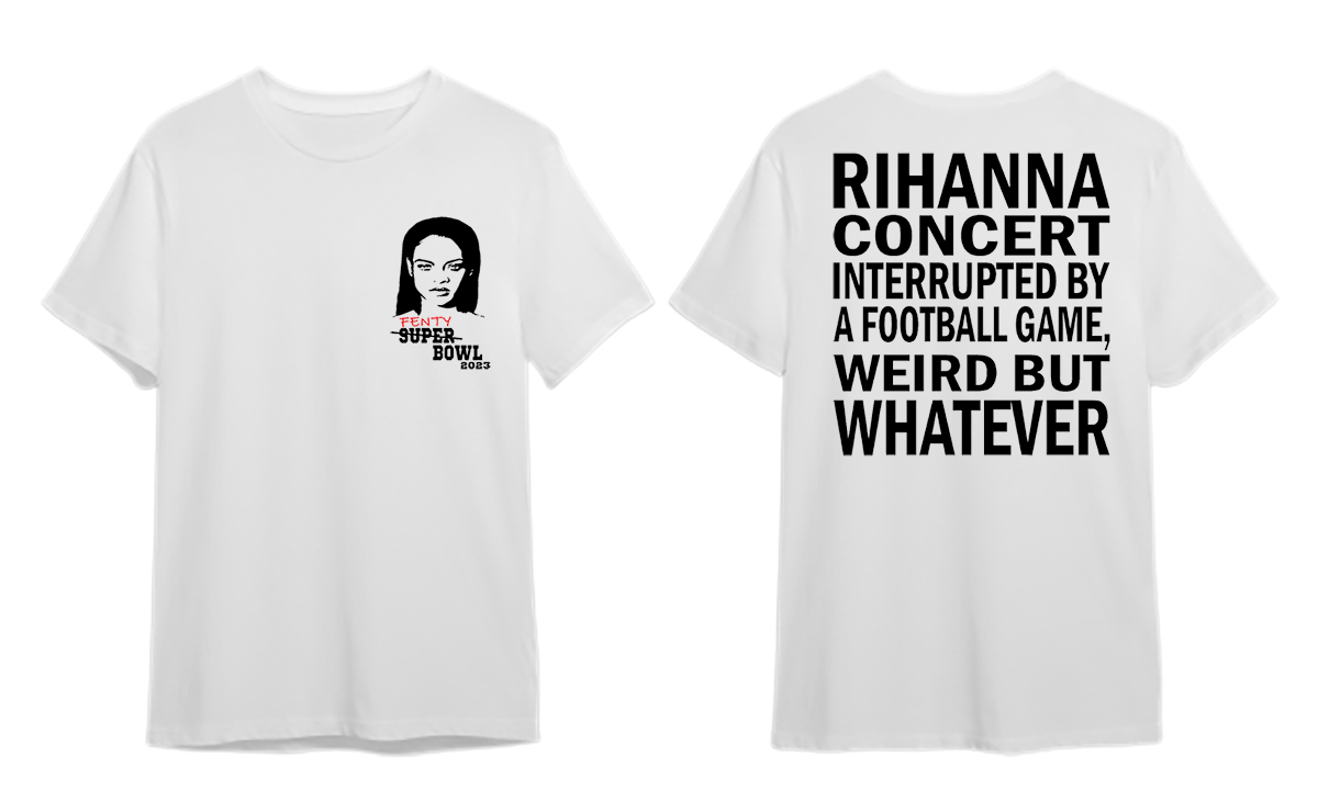 Rihanna Super Bowl Concert T-Shirt