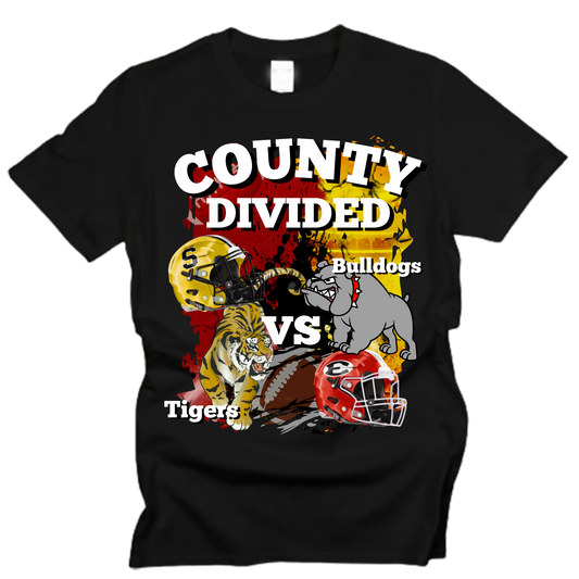Bulldogs & Tigers County Divided 2025 Shirt