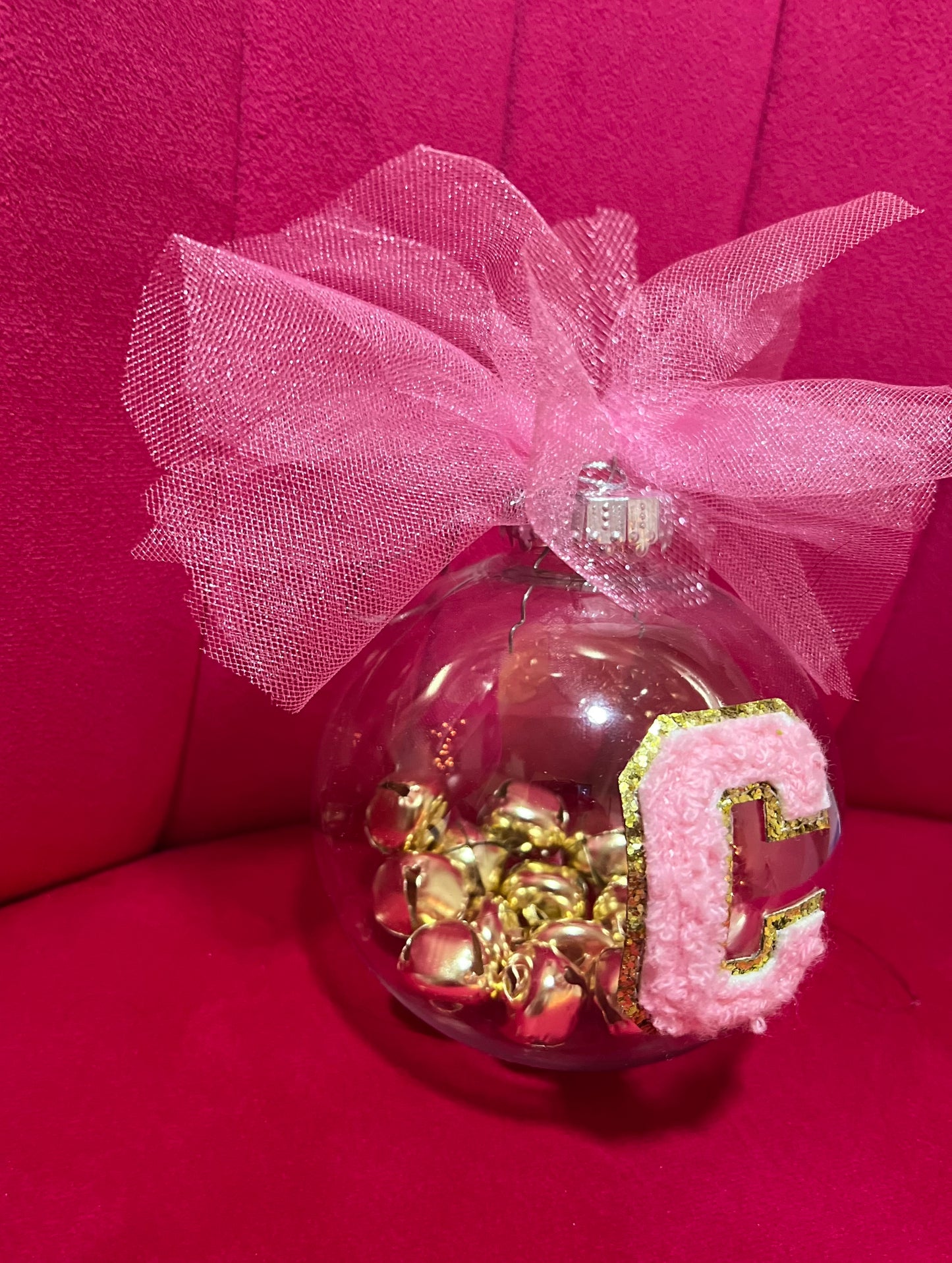 Letter Patch Personalized Ornaments