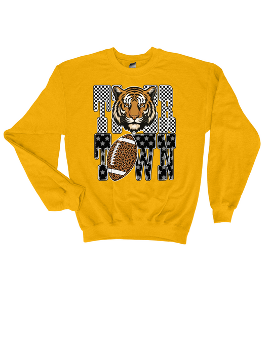 Tiger Town Checkered Star T-Shirt