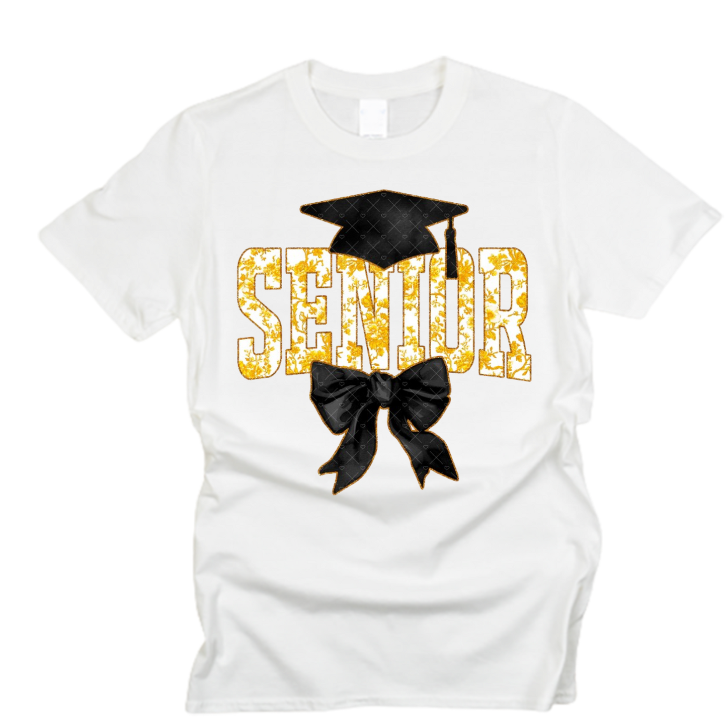 Senior Toile Cap & Bow T-Shirt