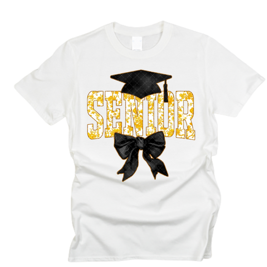 Senior Toile Cap & Bow T-Shirt