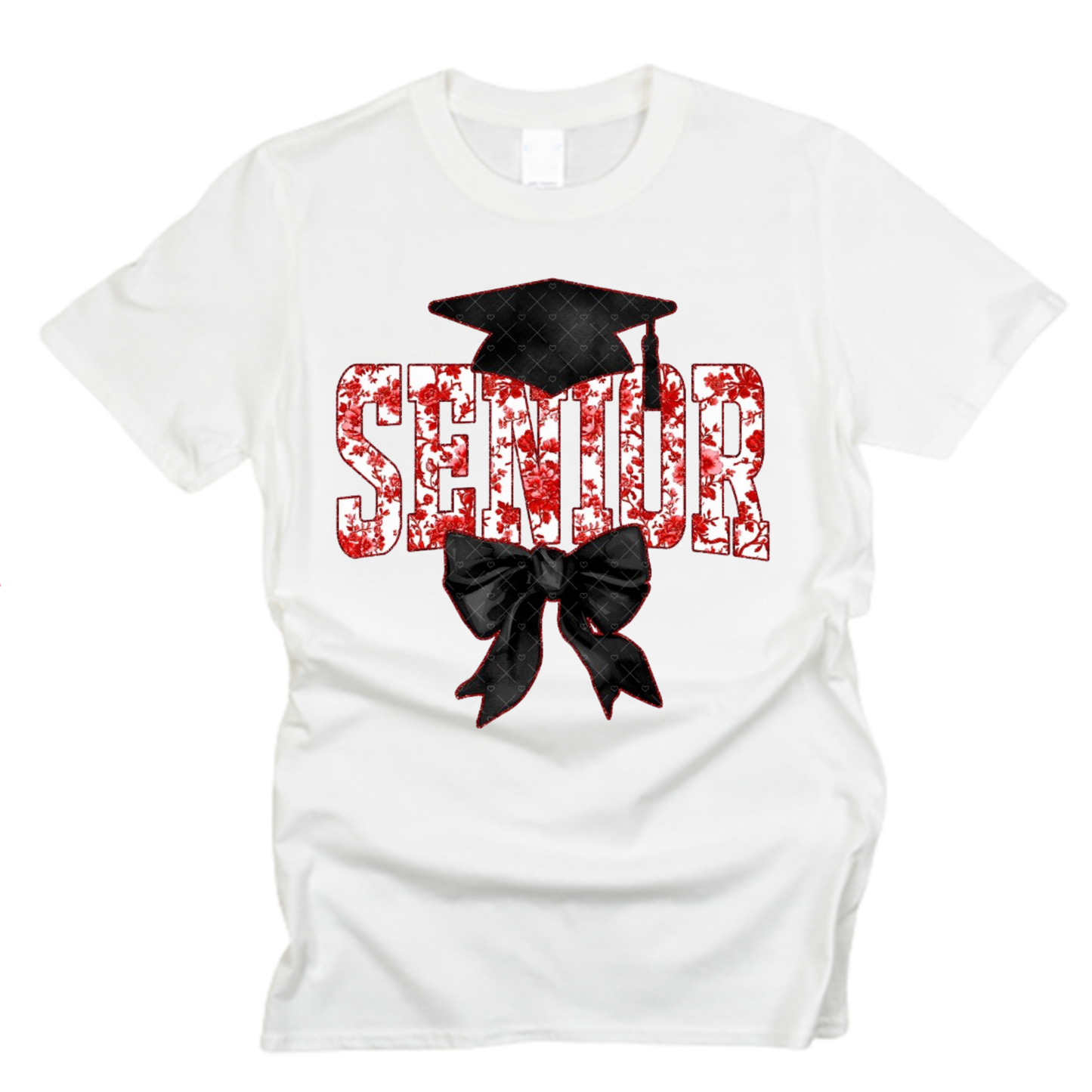 Senior Toile Cap & Bow T-Shirt