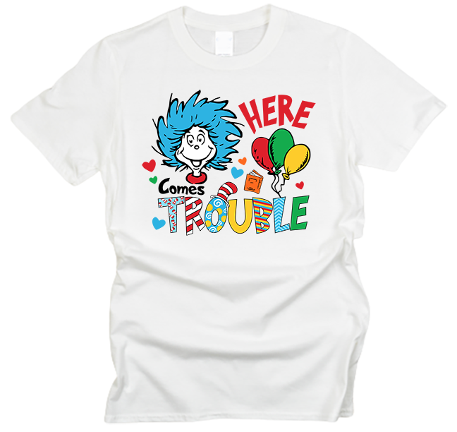Here Comes Trouble Youth T-Shirt