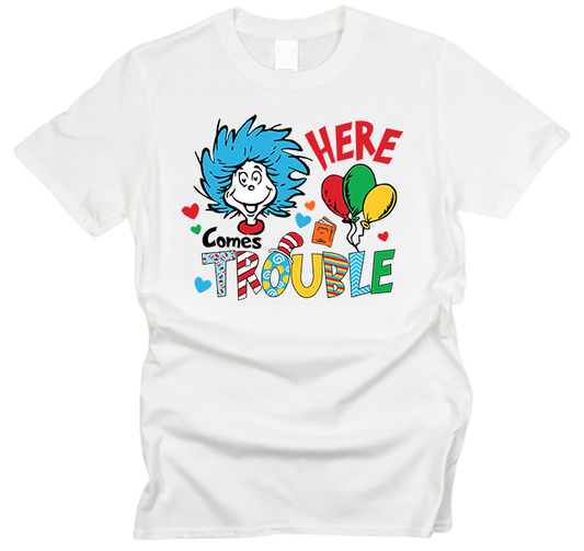 Here Comes Trouble Youth T-Shirt