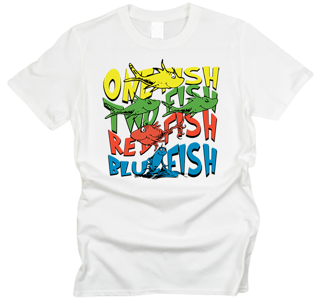 One Fish, Two Fish, Red Fish, Blue Fish T-Shirt