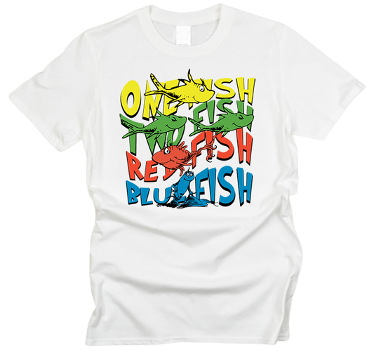 One Fish, Two Fish, Red Fish, Blue Fish T-Shirt