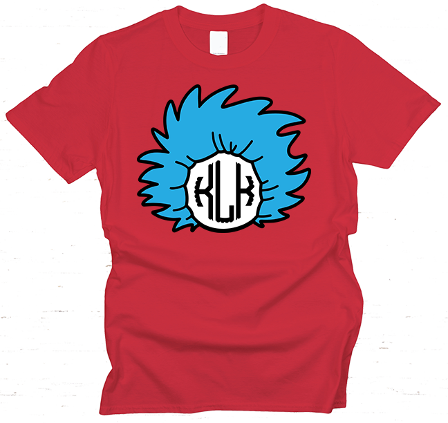 Thing 1 Monogram Youth T-Shirt